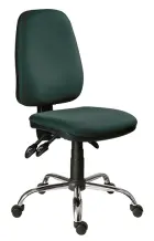 333 ASYN/CR židle kancelářská, látka BO BONDAI BN6 (8010) - látka tmavě šedá